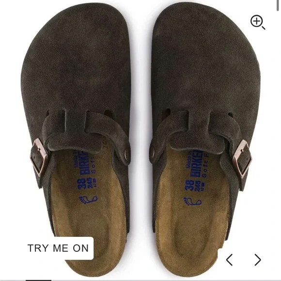 Mocha Boston Birkenstocks - Picture 1 of 3